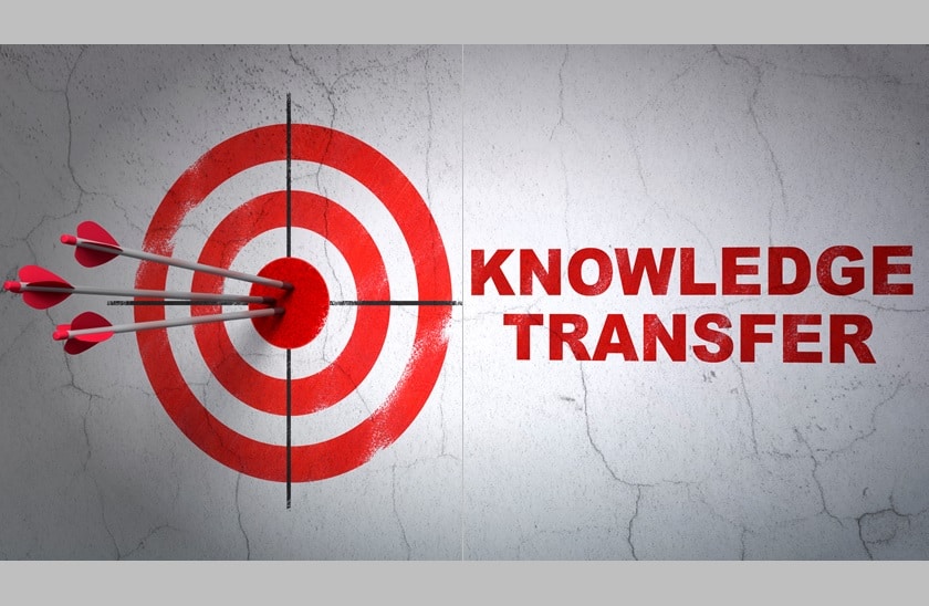 Zielscheibe Knowledge Transfer