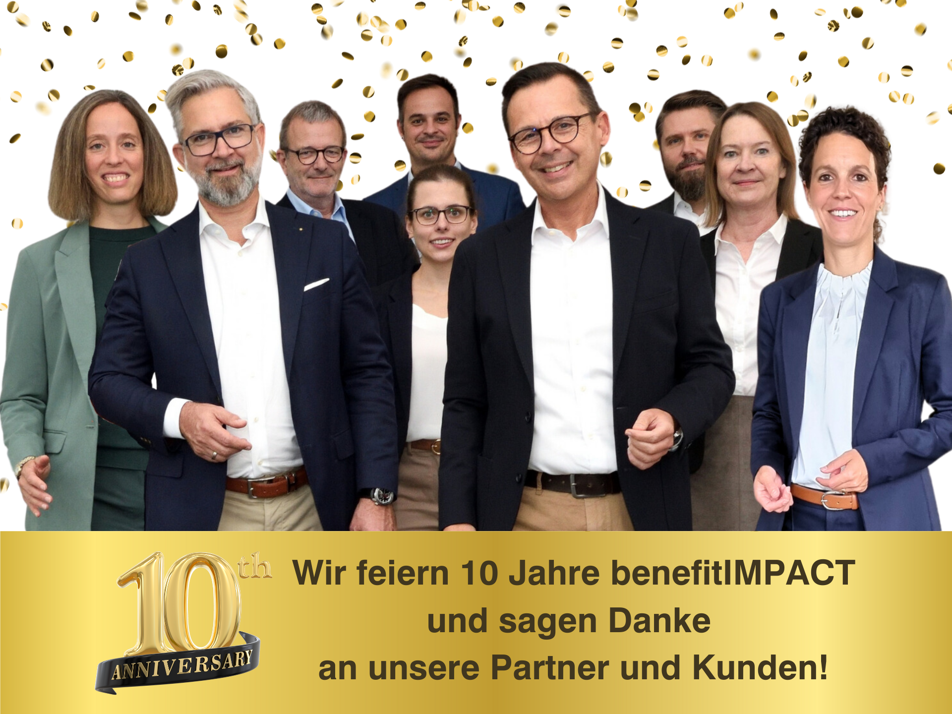 10 Jahre benefitIMPACT - Wir sagen Danke an unsere Partner und Kunden