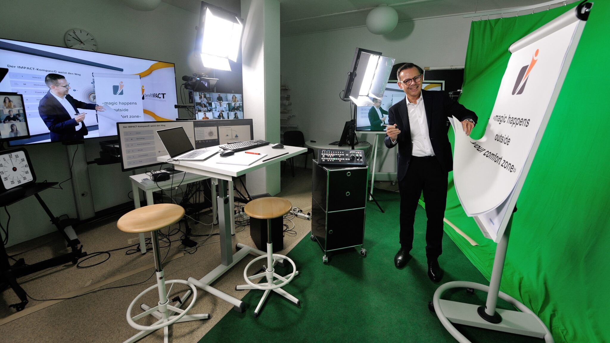 Videostudio - Virtual Classroom - Trainer & Coach Urs Saladin
